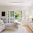 Modern Simple Oval Long Led Semi Flush Mount