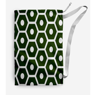 Sac à linge géométrique
