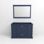 Meuble-lavabo simple l 48 po x P 22 po et miroir 46 po Dukes-817239837