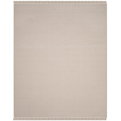 Bester Hand Woven Cotton Solid Color Rug