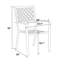 Stacking Patio Dining Armchair
