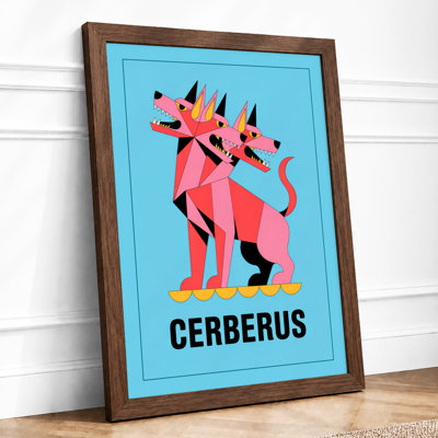 Cerberus Modern Geometric - Framed Print
