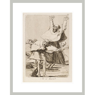 Ya es hora. (It is time.) by Francisco de Goya -Framed Giclee Print