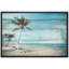 Panneau de bord de mer effet de plage tropical palmier océan numérique moderne Art Decor floral botanique-101090940-101090942