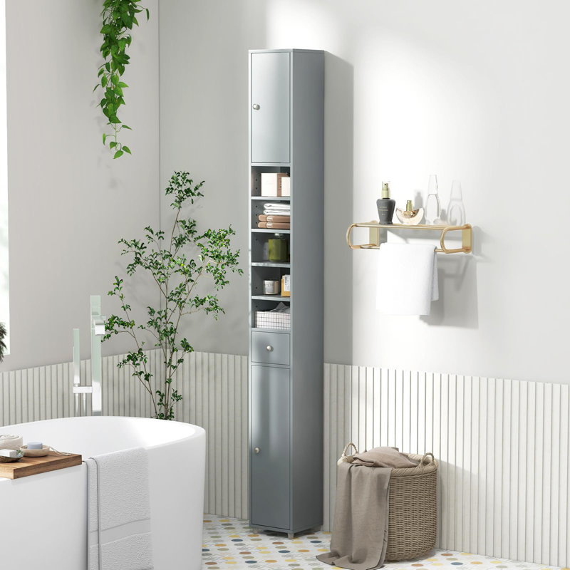 Adae Linen Cabinet, Matte Black