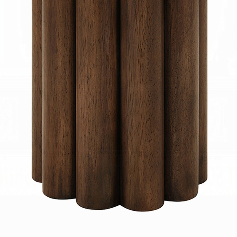 Sanat End Table, Brown Finish