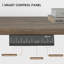 Vinsetto Height Adjustable Electric Standing Desk with 4 Memory Preset Black
