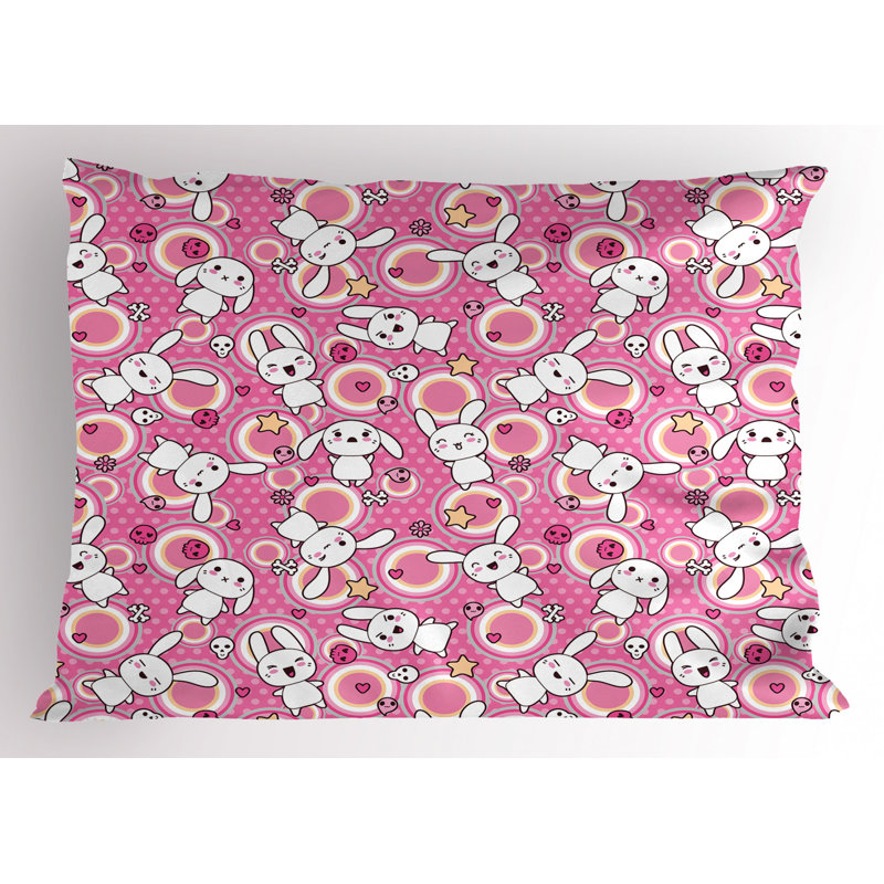 Funky Polyester Sham Set, Twin