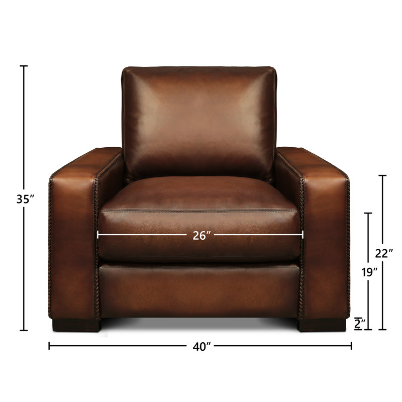 Urban Cowboy Leather Club Chair, Polo (Maestro Artisano), Espresso
