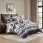 Ensemble d'édredon 8 pièces avec taies décoratives, jupe de lit et coussins décoratifs