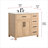 Tremolo 36" Single Bathroom Vanity With Engineered Marble Top-1195643605