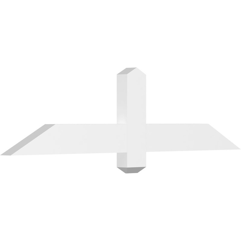 Support à pignon en uréthane Eugene, L 48 po x H 12 po, P 2 po x F 6 po