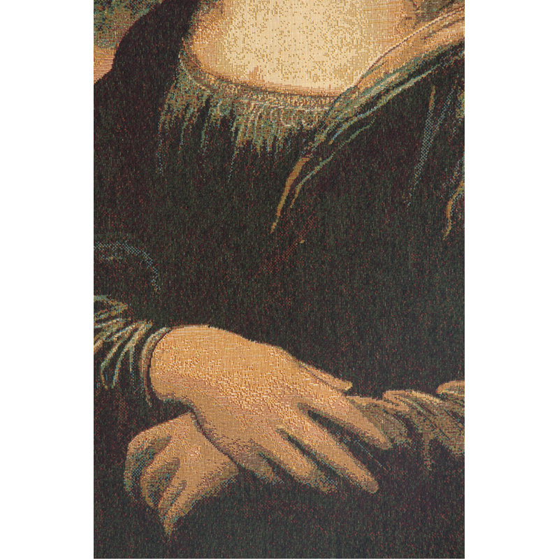 Italian Loom Woven Cotton Blend Wall Hanging, 24" H x 17" W