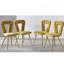 Chaises de salle à manger modernes avec pieds en tube de fer / coussins moelleux / et dossier confortable pour la salle à manger / salon / et café-368632888