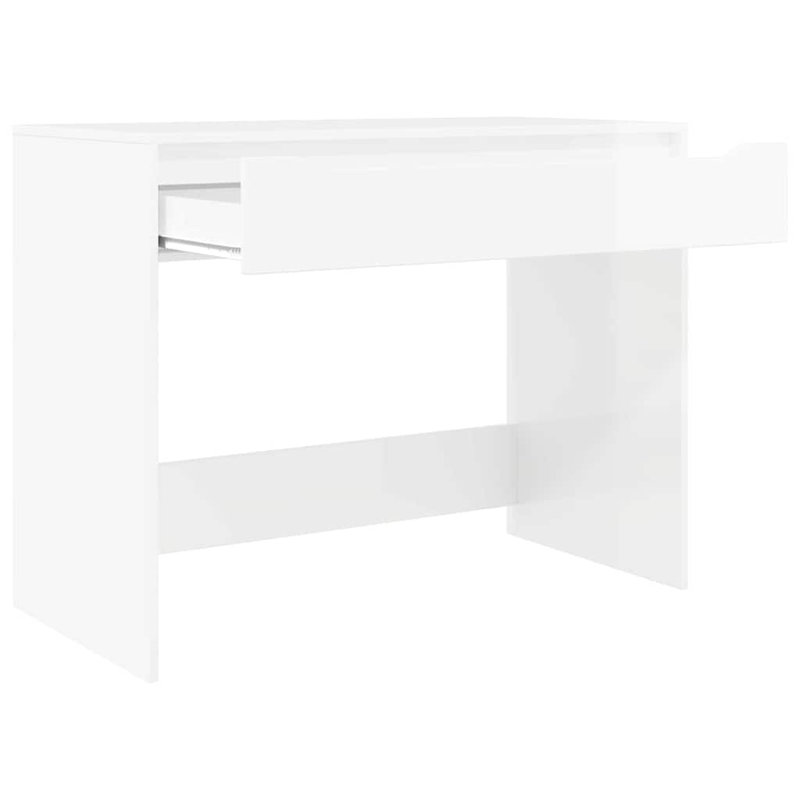 Writing Desk, High Gloss White