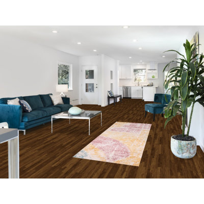 Tapis de couloir indien coloré fait à la main 3 x 8 po