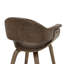 45.5cm H Polyurethane Upholstered Round Back Armchair in TUNDRA