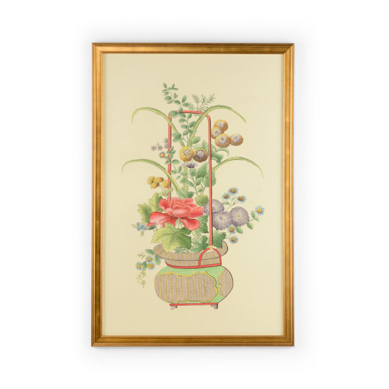 Chinoiserie Basket I Print