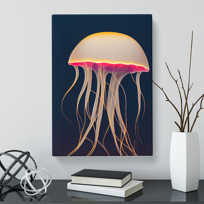Alverez Jellyfish Vol.5 - Wrapped Canvas, 50cm H x 35cm W x 3cm D