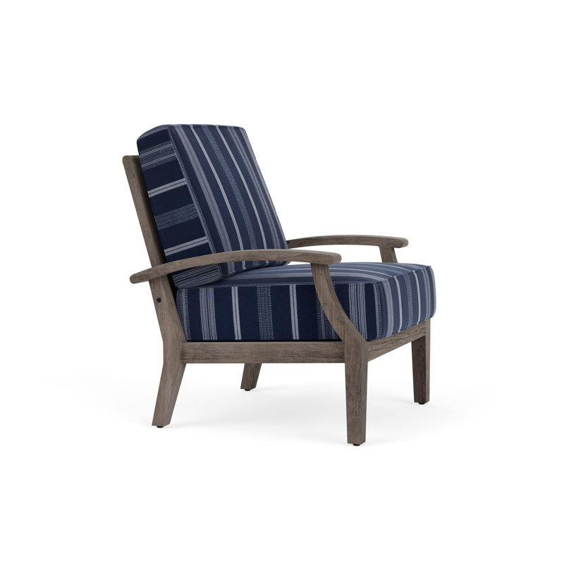 Frontier Outdoor Lounge Chair, Antique White, Gateway Aloe