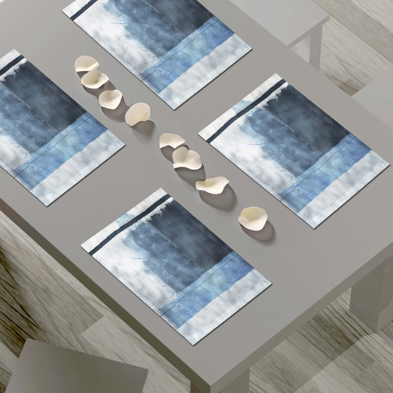 Polyester Abstract Rectangle Placemat