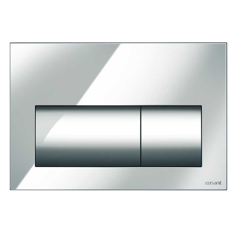 Button Presto Chrome Matt, Chrome High Gloss