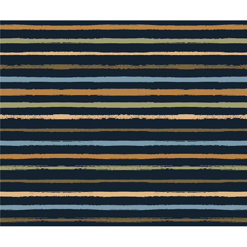 Tissu tropiques, Bleu marine et jaune