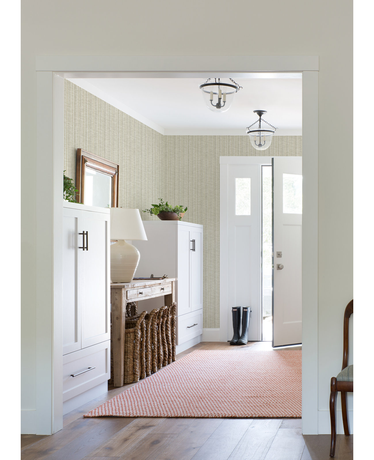 Cavill 33' L x 20.5" W Wallpaper Roll, Beige