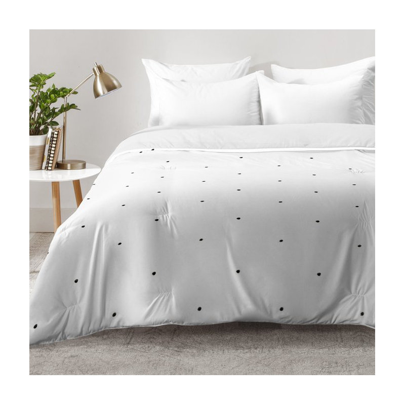 Ensemble d'édredon Social Proper, Édredon pour lit simple TG + 1 taie décorative