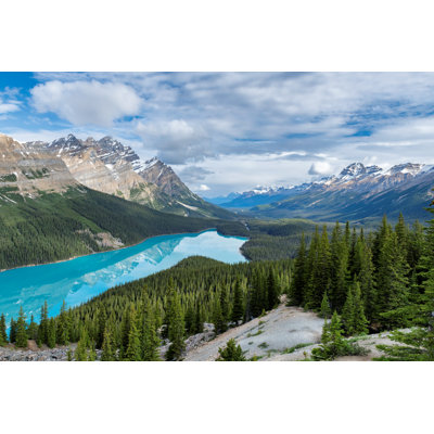 Helenville Peyto Lake, Canada - Wrapped Canvas Print