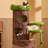 3 Tiers Cat Tree with Condons,Perch,Scratching Posts