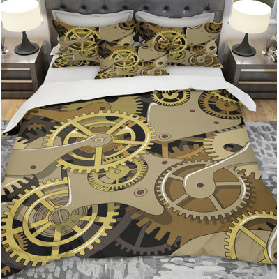 Industrial Abstract Duvet Cover