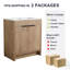 Meuble-lavabo simple autoportant 30 po avec comptoir en céramique Barrero-2116074750-2130501321