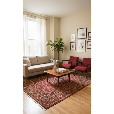 Tapis décoratif floral 4 x 7 pi