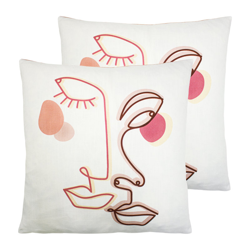 Abstract Square Throw Cushion