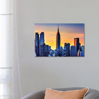 Empire 1 Piece Wrapped Canvas Wall Art