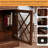 70" Farmhouse Electric Fireplace TV Stand for TVs Up to 80" with 2 Drawers & Timer-529207386