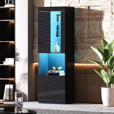 Gwinevere 66.9" Kitchen Pantry Storage Cabinet