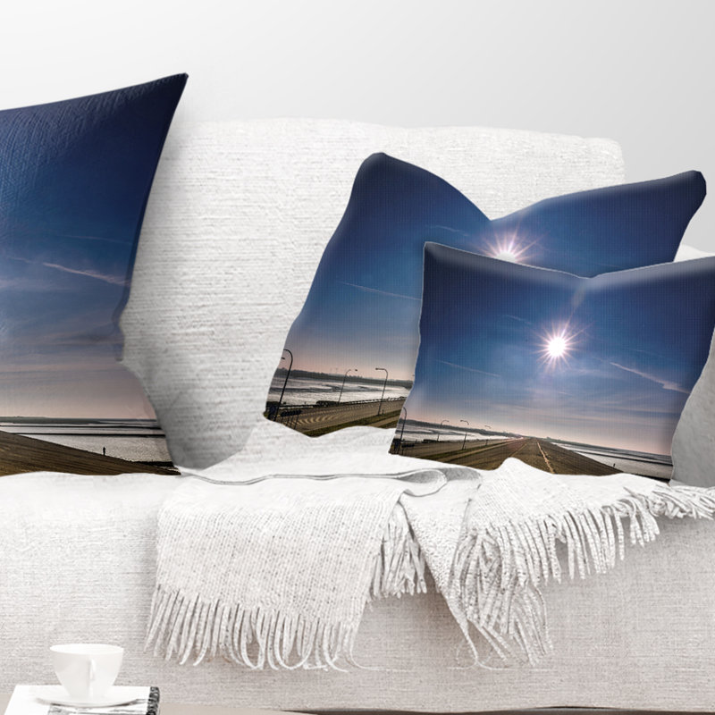 Coussin réversible Landscape, Rectangle 12"H x 20"W, Coussin lombaire