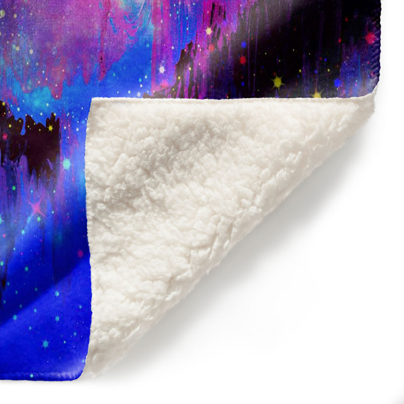 Couverture sherpa douce misty cavern, l 51 po x L 60 po