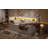 Upholstered  Platform Bed With USB Ports And LED Belt-626929889-626929888