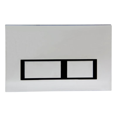 Wall-Mounted Rectangular Double Button Actuator Plate