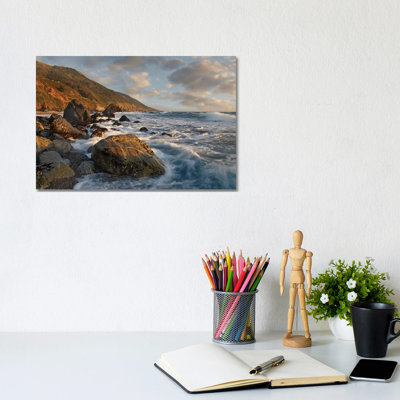 Beach At Kirk Creek Beach, Big Sur, California by Tim Fitzharris - Gallery-Wrapped Canvas Giclée on Canvas
