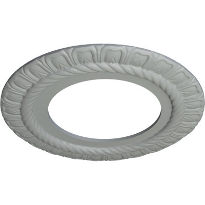 Médaillon de plafond H 10,6 po x l 10,6 po x P 0,5 po Claremont