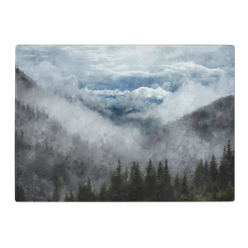 Fire Tree Forest Vol.2 Painting Chopping Board, 28.5cm W x 39cm L