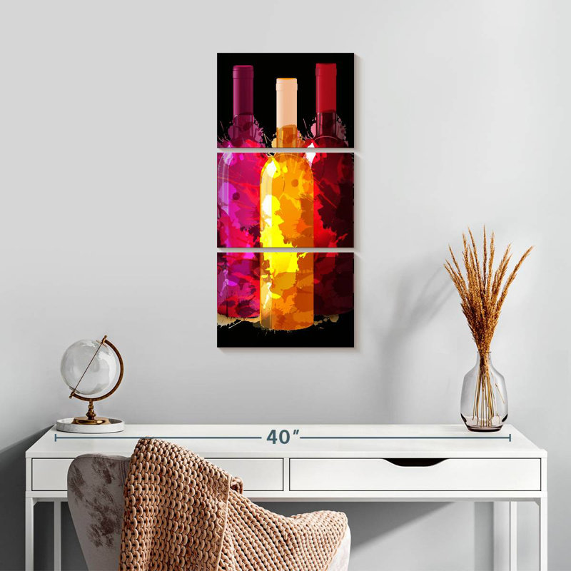 Wine Splash, 27" H x 12" W
