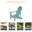 Chaise Adirondack Hachirou résistante aux intempéries pour la pelouse et la cour arrière-1571155506