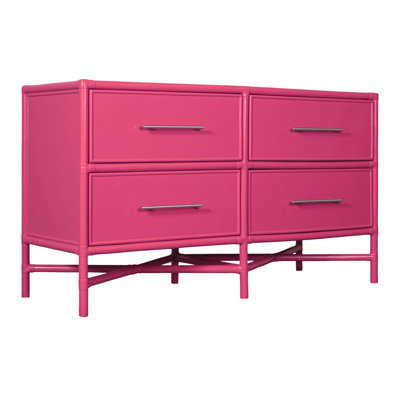 Venice 4 Drawers 54" W Double Dresser