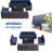Dawes 12-Piece Outdoor Rattan Sectional Set With Cushions And Tempered Glass Table-1693317913