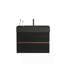 Meuble-lavabo 30 po avec lavabo en quartz noir mat Grace-812023677